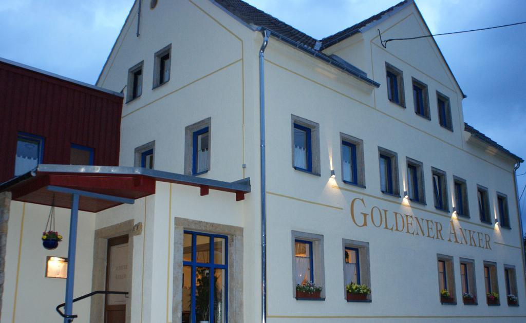 Pension Goldener Anker Reinhardtsdorf-Schona Экстерьер фото